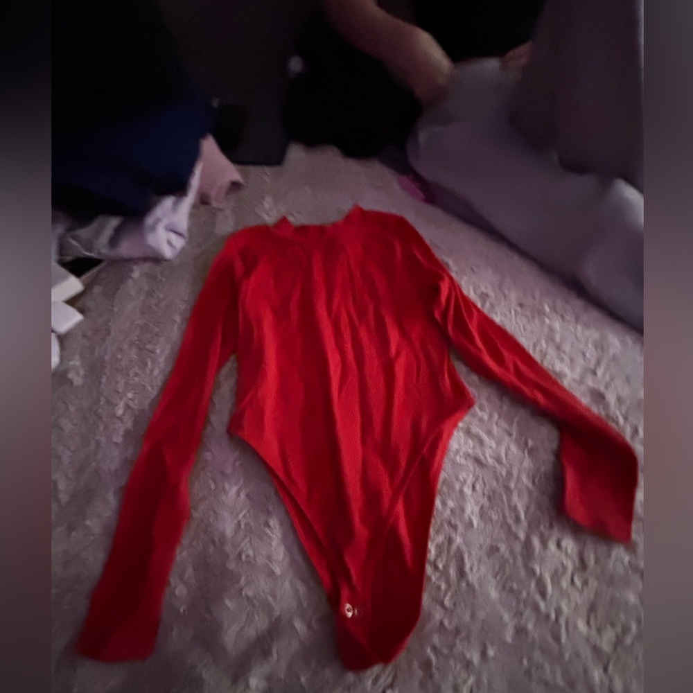 red body suit